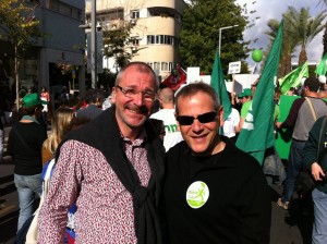 Volker Beck und Nitzan Horowitz. Vorkämpfer für LGBTI-Rechte in Deutschland und Israel. Foto: Marc Berthold