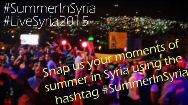 Die Aufforderung der staatlichen syrischen Nachrichtenagentur SANA, Bilder vom Sommer in Syrien zu posten 